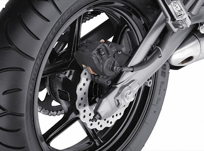 2011 Kawasaki Ninja 650R Rear Brake View