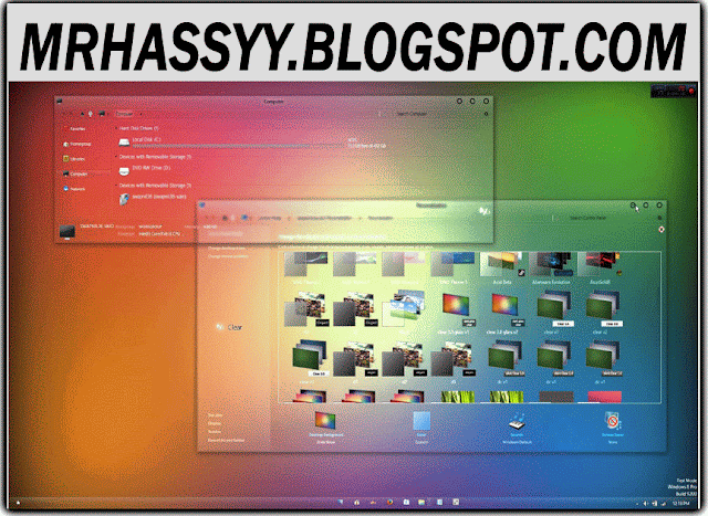 Glass Theme Free Download For Windows 7 And 8 MrHassyy.Blogspot.Com