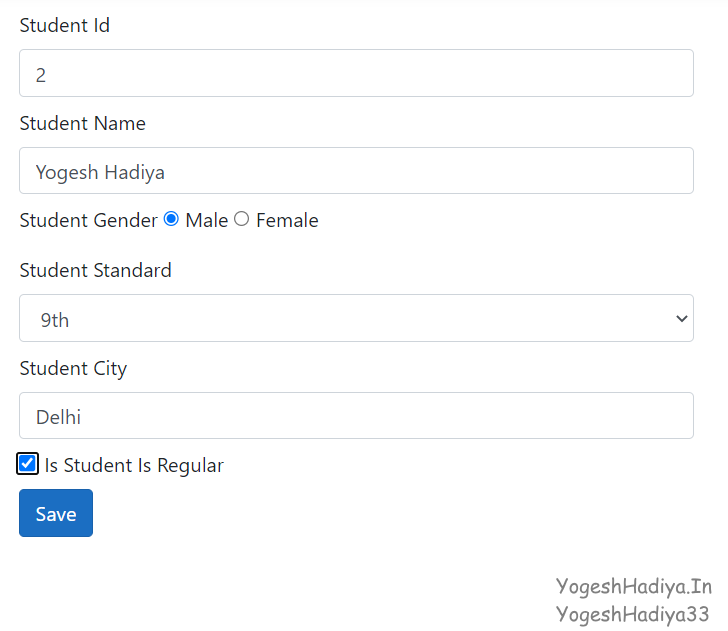 How To Post Data To The Controller Using AJAX With Validations In ASP.NET Core