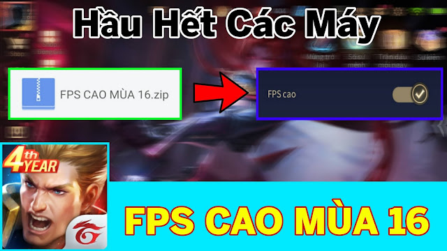 HƯỚNG DẪN BẬT FPS CAO LIÊN QUÂN MÙA 16 CHO HẦU HẾT CÁC DÒNG MÁY, CÁC MÁY KHÔNG HỖ TRỢ FPS CAO | HQT CHANNEL