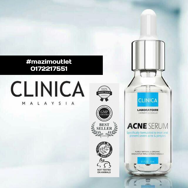 Mazim's Beauty Outlet: Clinica Acne Serum : Ubat Jerawat 