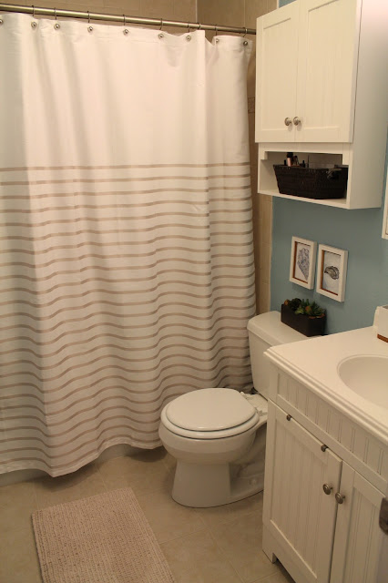 Master Bathroom Make Over! From Brown to Bright.