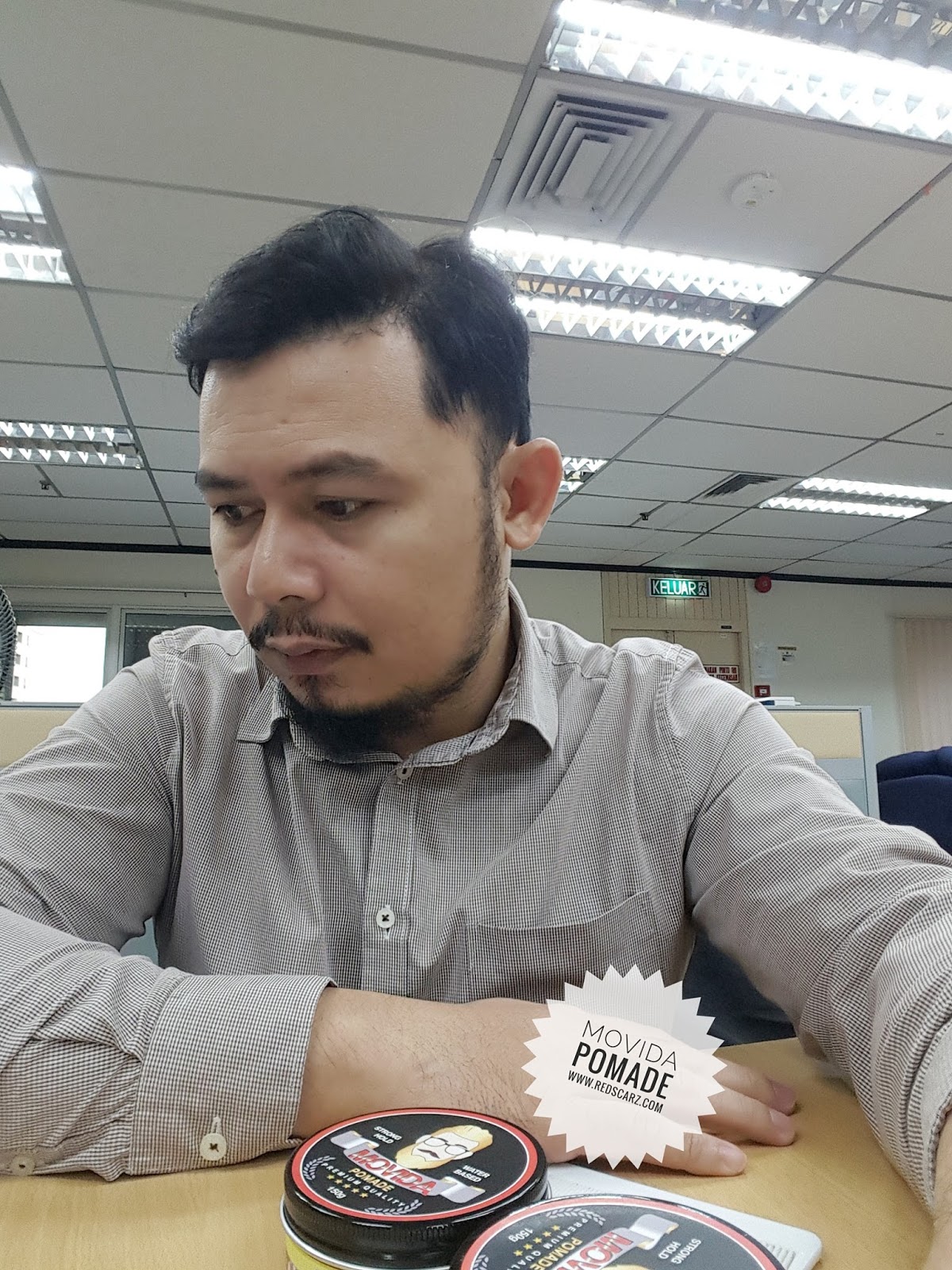 DAUS REDSCARZ POMADE MOVIDA Tutorial dan review DAUS REDSCARZ POMADE MOVIDA Tutorial dan review