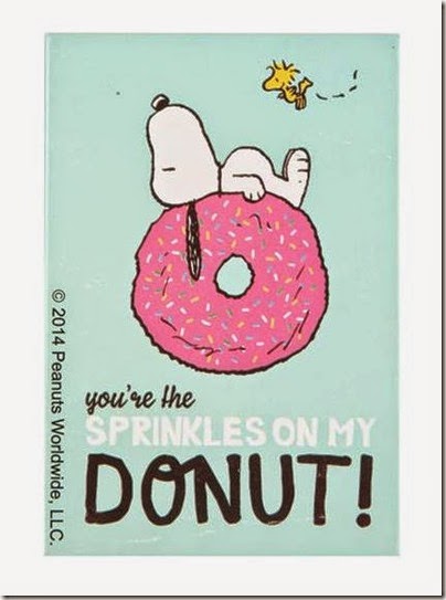 Typo by Cotton On Peanuts Quirky Magnets Peanuts Donut