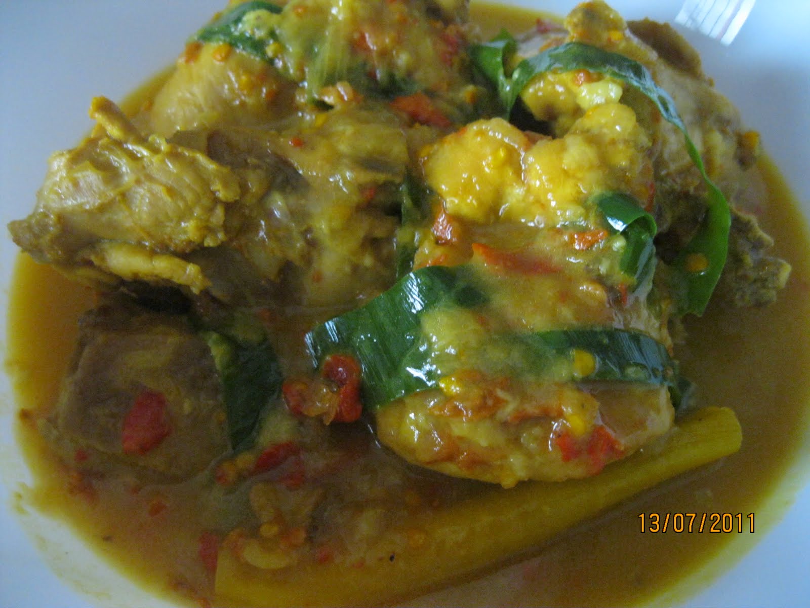 Dari Dapur Maklong: Ayam Masak Gulai Tempoyak