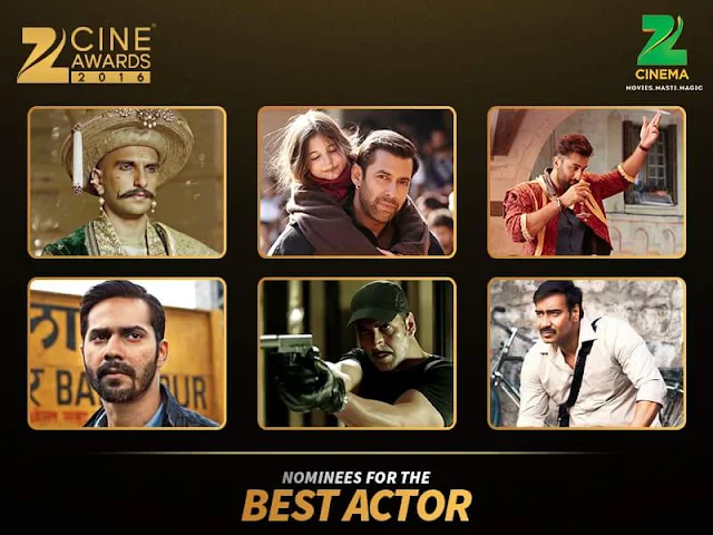 'Zee Cine Awards 2016' Zee Cinema Tv Show Nomination,Winners List, Host, Timing, Promo