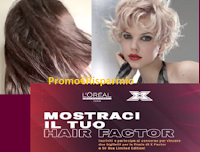 Logo Pensi di avere l'Hair Factor? dimostralo! vinci gratis la finale di X-Factor e 50 Gift Box