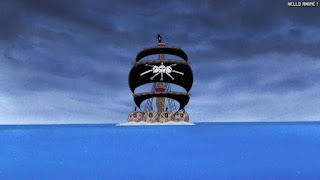 ワンピース アニメ 152話 黒ひげ海賊団 海賊船 丸太舟 | ONE PIECE Episode 152