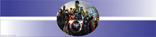 The Avengers Free Printable Labels.