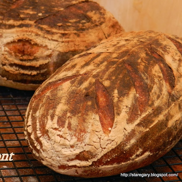 Chleb pszenny z Vermont na zakwasie Hamelman'a