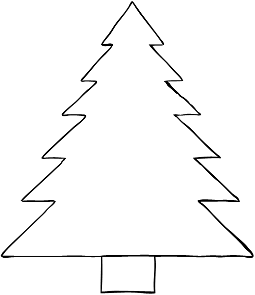 Christmas Tree Template 1