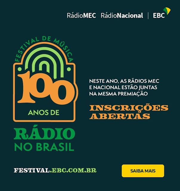 Participe do Festival de Música 100 anos de Rádio no Brasil