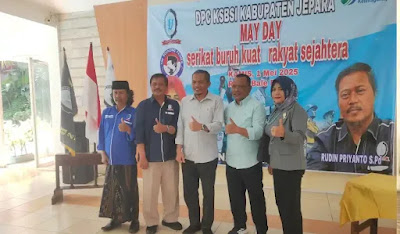 May Day Damai 2025 KSBSI Jepara Fokus pada Hak dan Kesejahteraan Buruh
