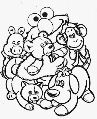 Elmo Coloring Sheets on Coloring Pages Online  Elmo Coloring Pages