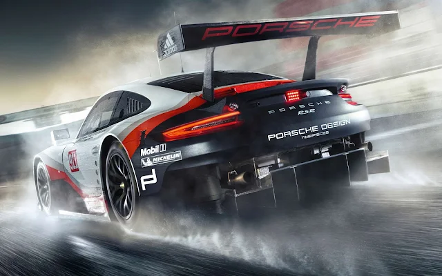 Papel de parede grátis hd carros tunados e rebaixados para pc, notebook, celular e tablet : Porsche 911 RSR. 