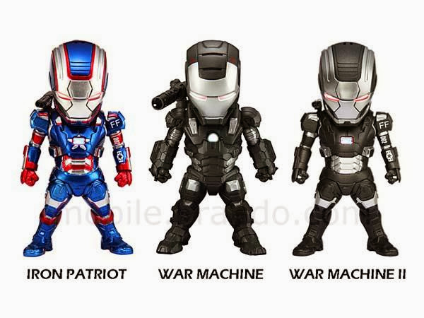 Iron Man 3 War Machine Troop Mini Figure Earphone Jack Accessory Set