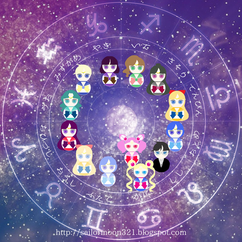 12星座とセーラームーン And Moon Sailormoon Fan Page セーラームーン ファンサイト