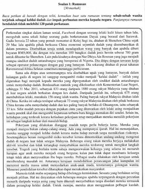 contoh rumusan form 5
