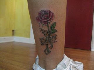 Best Legs Best Flower Tattoo Design
