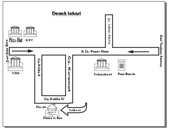 Keren Contoh Gambar Denah Lokasi