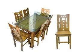 কাচের ডাইনিং টেবিল ডিজাইন -  Glass Dining Table Designs - খাবার টেবিলের ডিজাইন - Dining table - NeotericIT.com