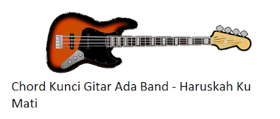 Chord Kunci Gitar Ada Band - Haruskah Ku Mati - CalonPintar.Com