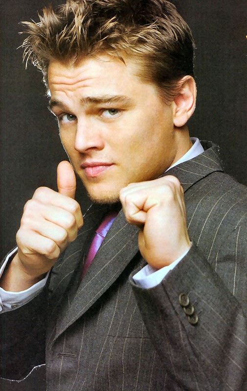 leonardo dicaprio titanic hairstyle. The Titanic star was close to