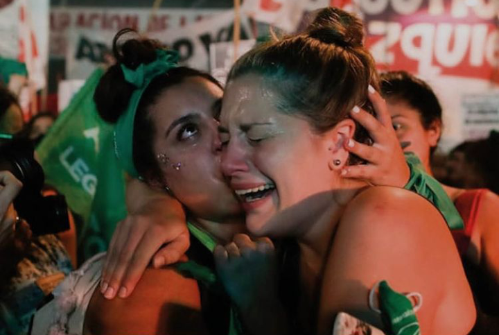 BREAKING NEWS: Argentina just became the largest country in Latin America to legalize abortions