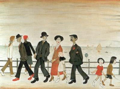 L.S. Lowry (1887 - 1976) . Um pintor modernista inglês.