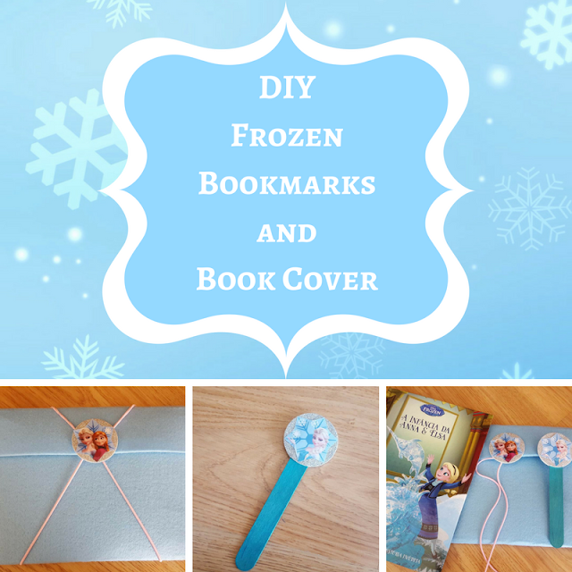 DIY Frozen bookmarks and book cover