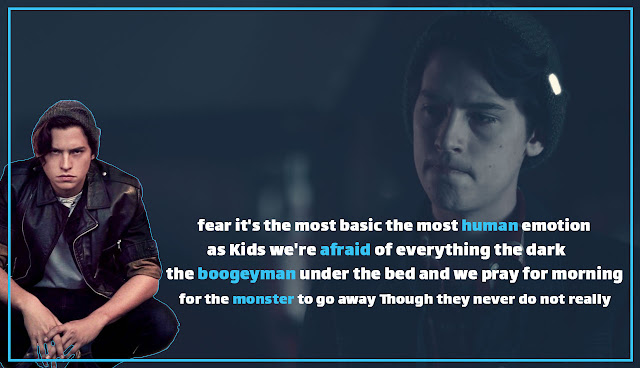 6 - fear it's the most basic the most human emotion as Kids we're afraid of everything the dark, the boogeyman under the bed and we pray for morning for the monster to go away Though they never do not really