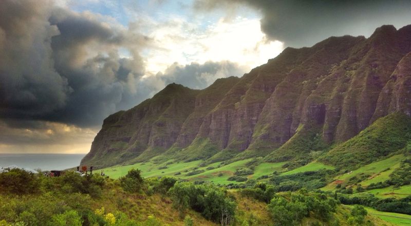 Hawaii scenery location