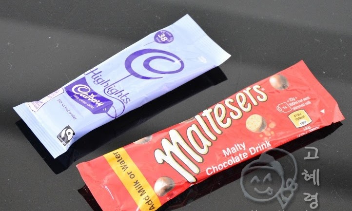 Instant Chocolate Drinks from England's Waitrose Supermarket