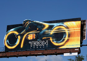 Tron Legacy Lightcycle movie billboard