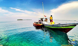 perahu jelajah pulau di pulau harapan