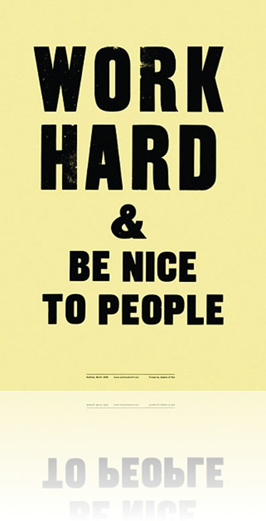 work hard