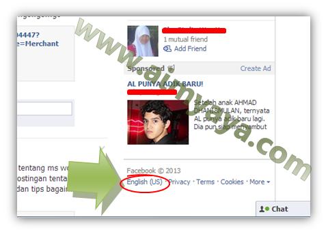 Facebook bagi sebagian orang sudah menjadi kebutuhan tersendiri Cara Mengganti Bahasa Facebook