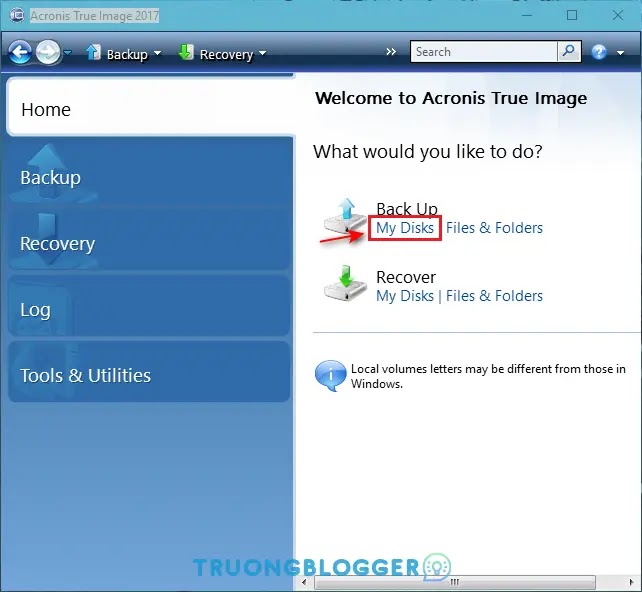 Hướng dẫn tạo Ghost Windows (UEFI) với Acronis True Image