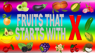 fruits that start with x