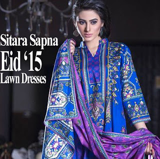 Best Lawn Dresses for Eid by Sitara Sapna