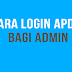 Cara Admin Login Di APDM