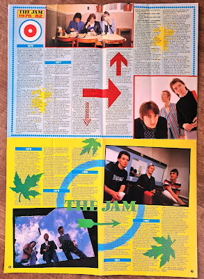 Pages taken from The Jam 1976 - 1982 magazine