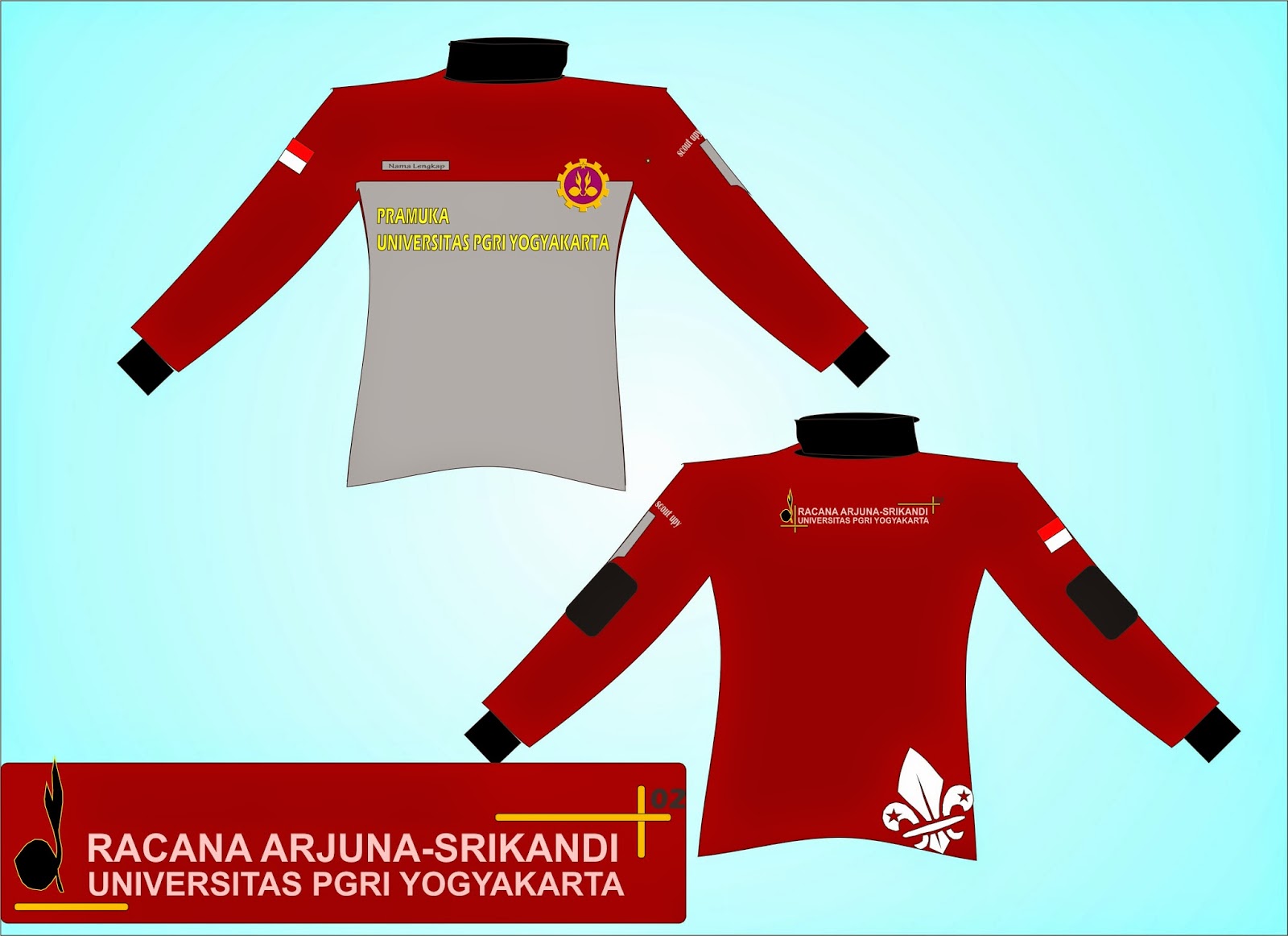  Desain  Kaos  Lapangan  Pramuka Klopdesain