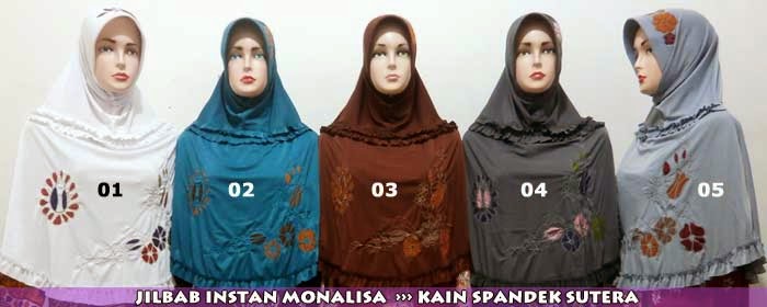 Ide Penting 17+ Jilbab Instan Monalisa