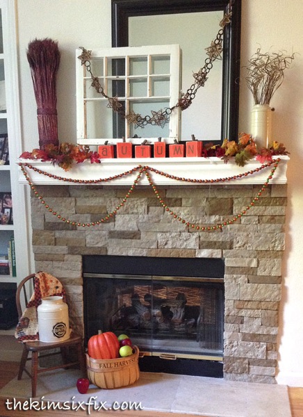 Updated fireplace