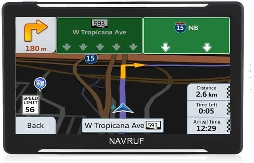 LONGRUF 7 Inch Touch Screen Vehicle GPS Navigation
