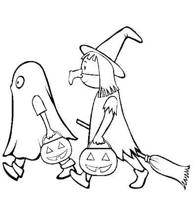 Online Coloring Pages For Halloween
