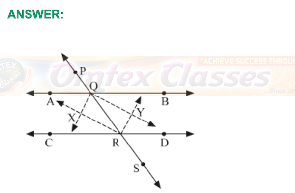 Problem Set 2,  Chapter 2 - Parallel Lines Mathematics Part II Solutions for Class 9 Math