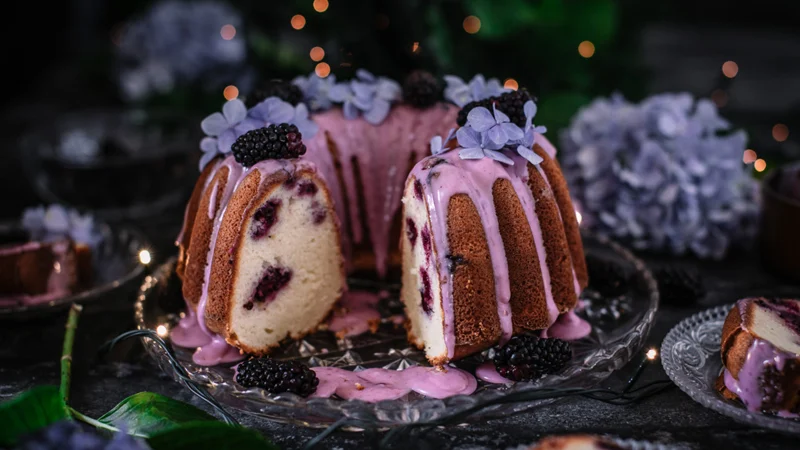 Blackberry Yogurt Cake Gluten Free Recipe