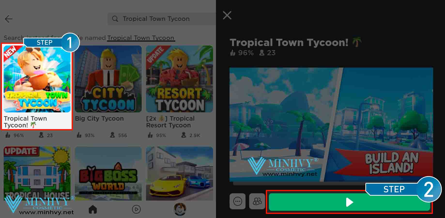 Tropical Town Tycoon